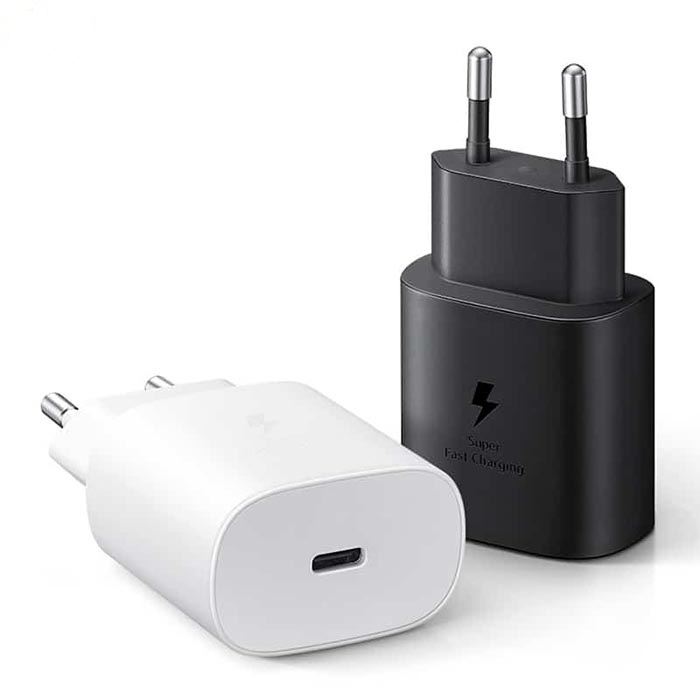 شارژر سامسونگ سوپر فست شارژ مدل EP-TA800 25W دو پین اصل
