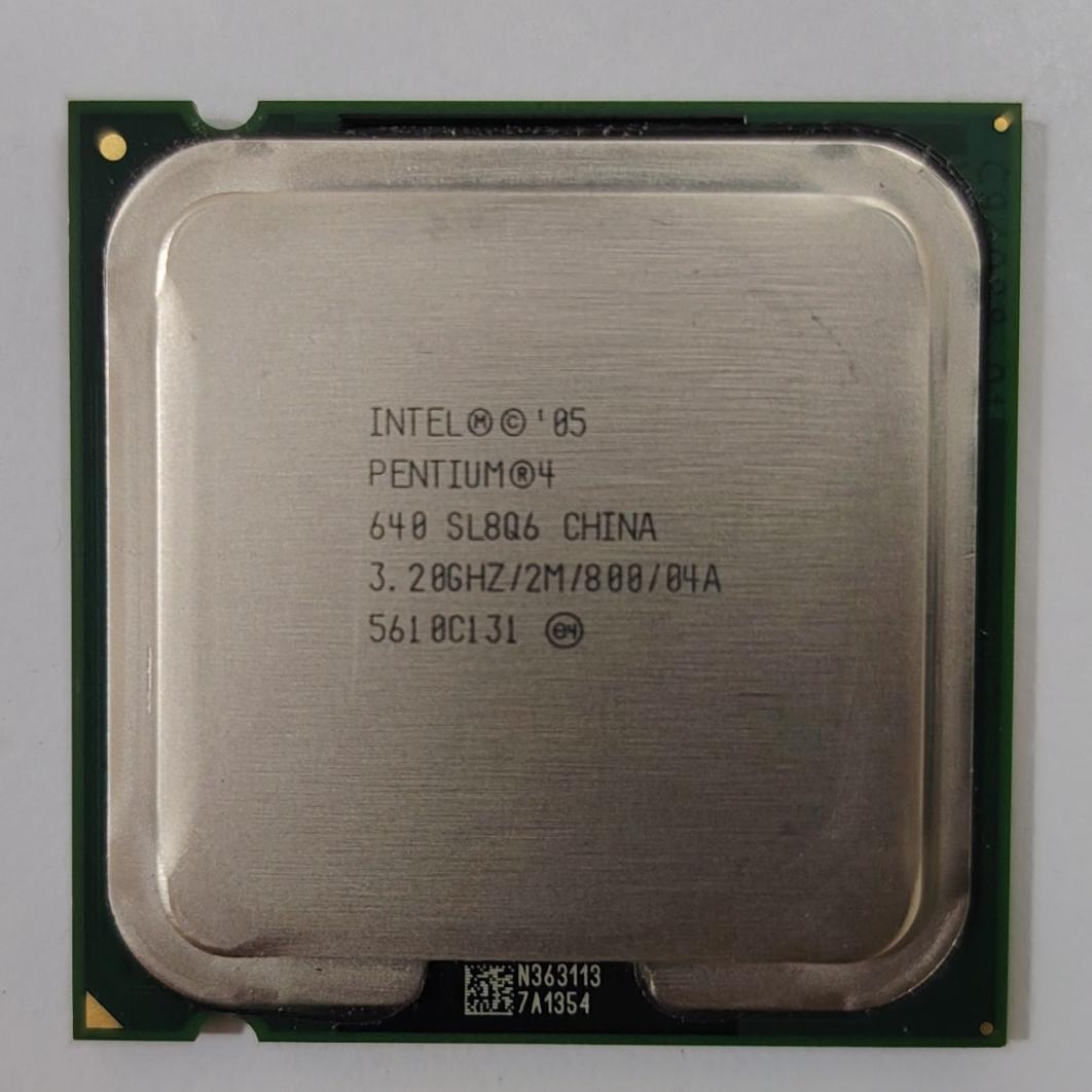 سی پی یو کامپیوتر cpu intel pentium 4 640  3.20ghz/2m