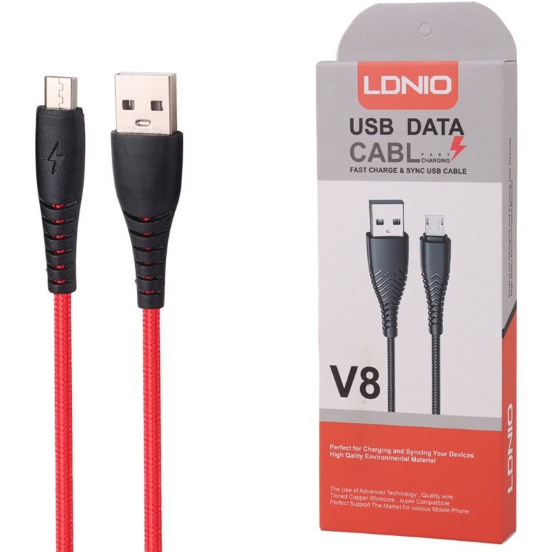 کابل میکرو یو اس بی الدینیو V8 Highcopy طول 1 متر